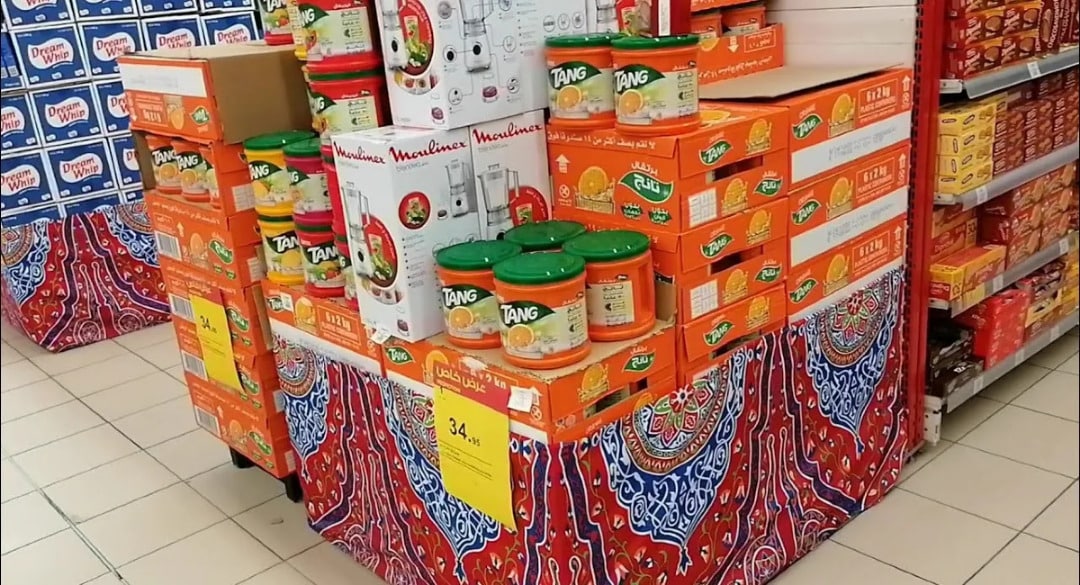 المنتجات الغذائية الأكثر مبيعا في مصر