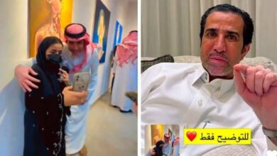 شاهد: فيديو فايز المالكي يلتقط سيلفي مع فتاة في أحد المعارض الفنية.. وأول رد منه